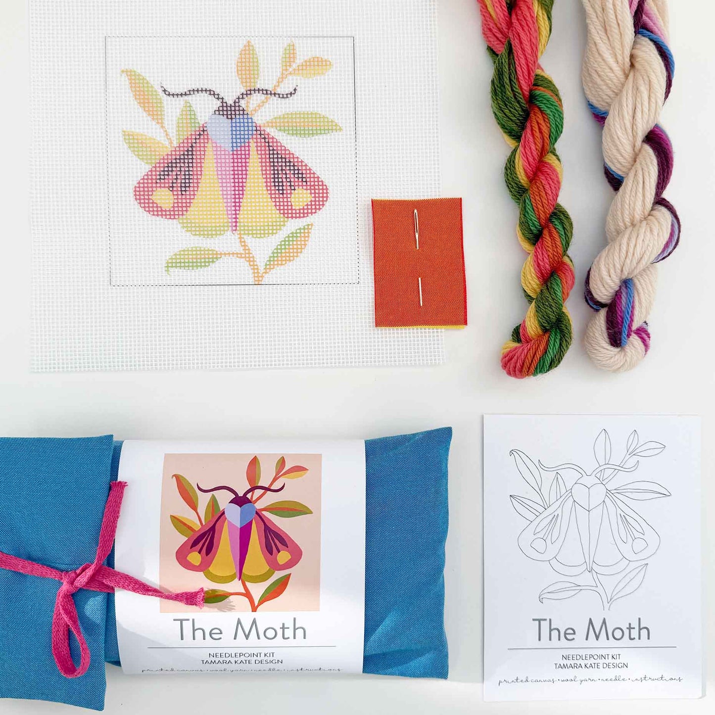 The Moth - Needlepoint Kit