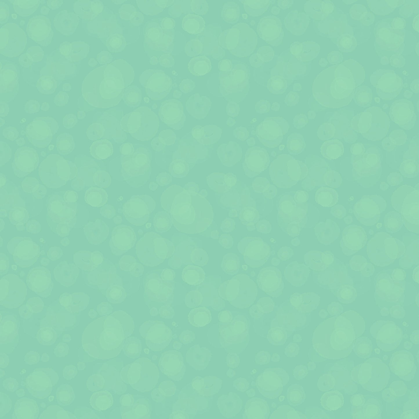 fabric with subtle watercolour spots in bold aqua