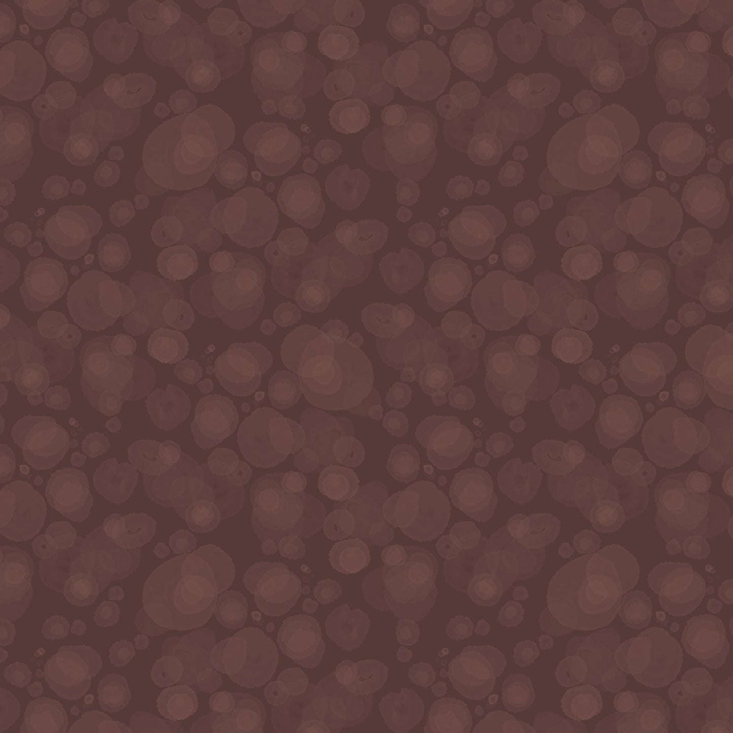 fabric with subtle watercolour spots in dark rich browns