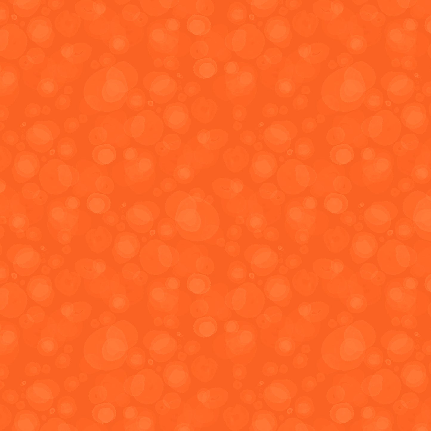 fabric with subtle watercolour spots in rich orange-red