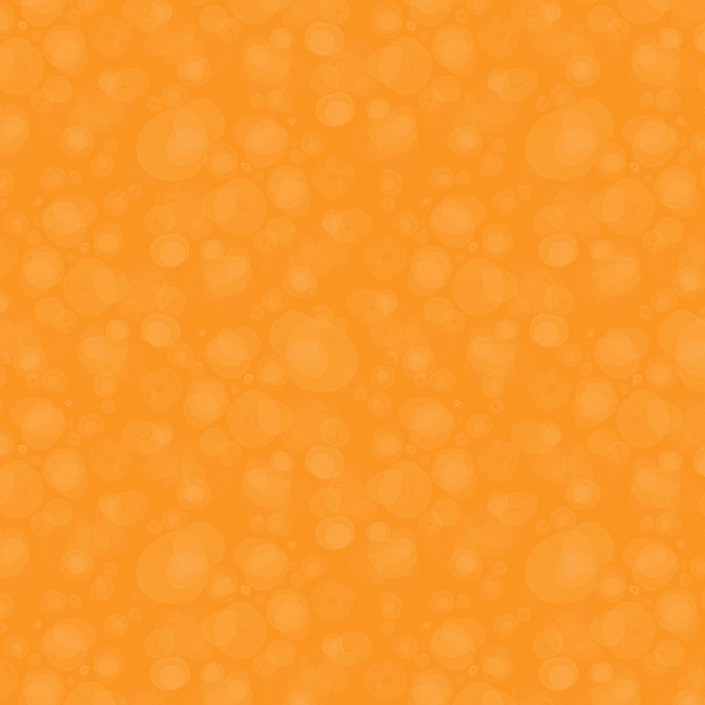 fabric with subtle watercolour spots in citrus orange