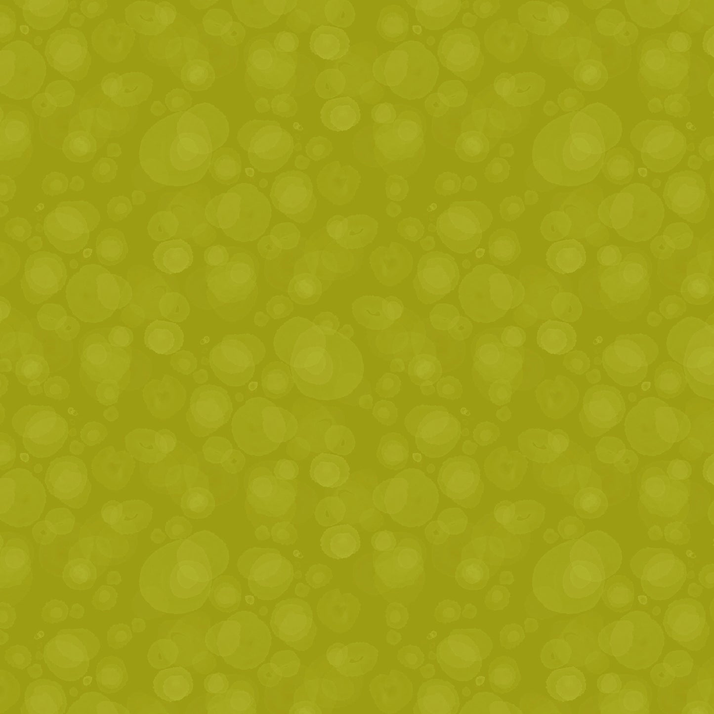 fabric with subtle watercolour spots in bright olive green