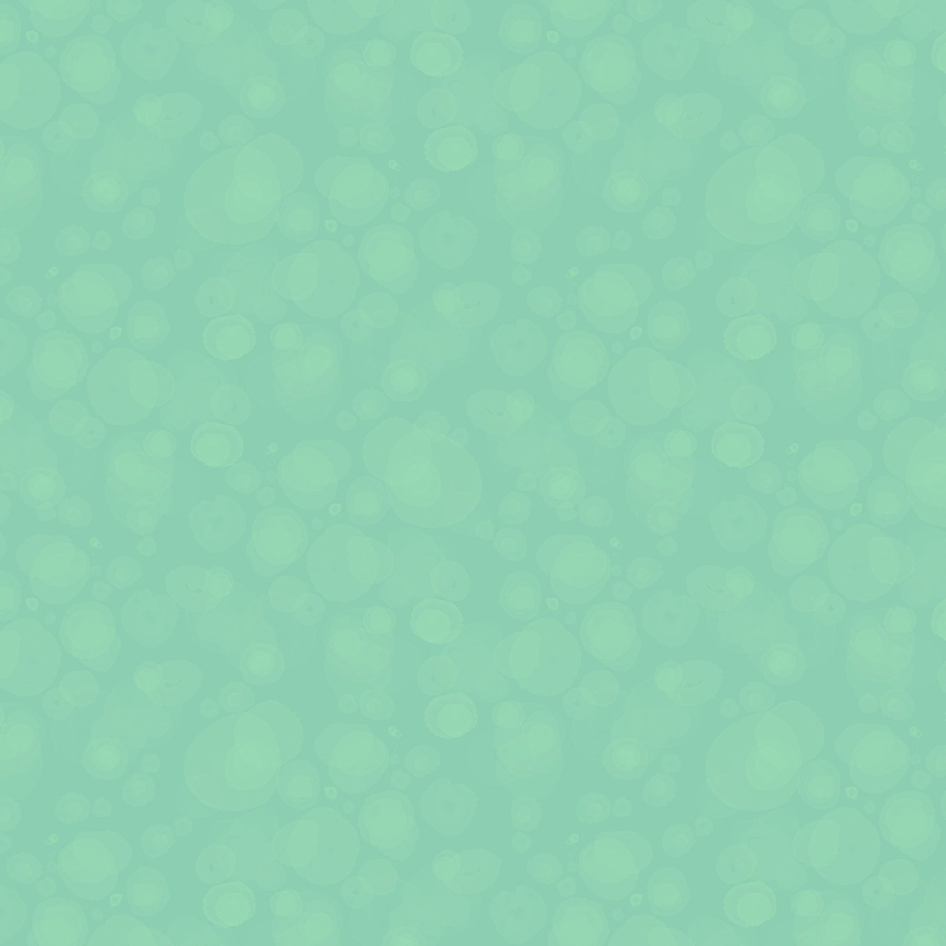 fabric with subtle watercolour spots in bold aqua