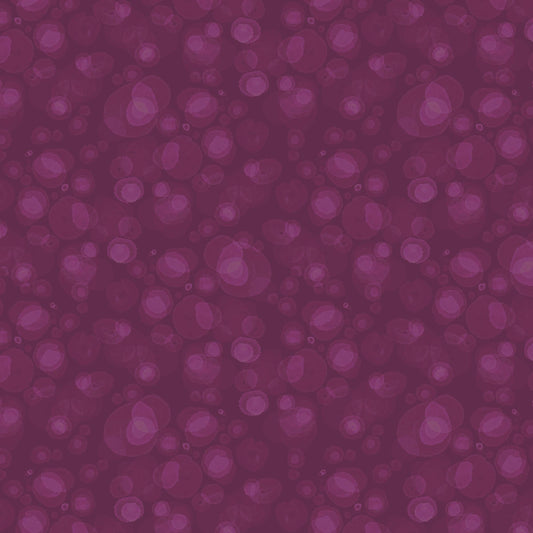 fabric with subtle watercolour spots in very dark purple