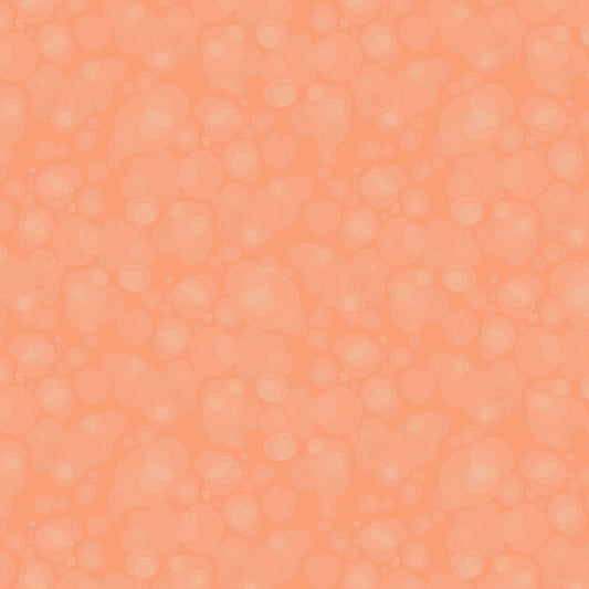 fabric with subtle watercolour spots in salmon
