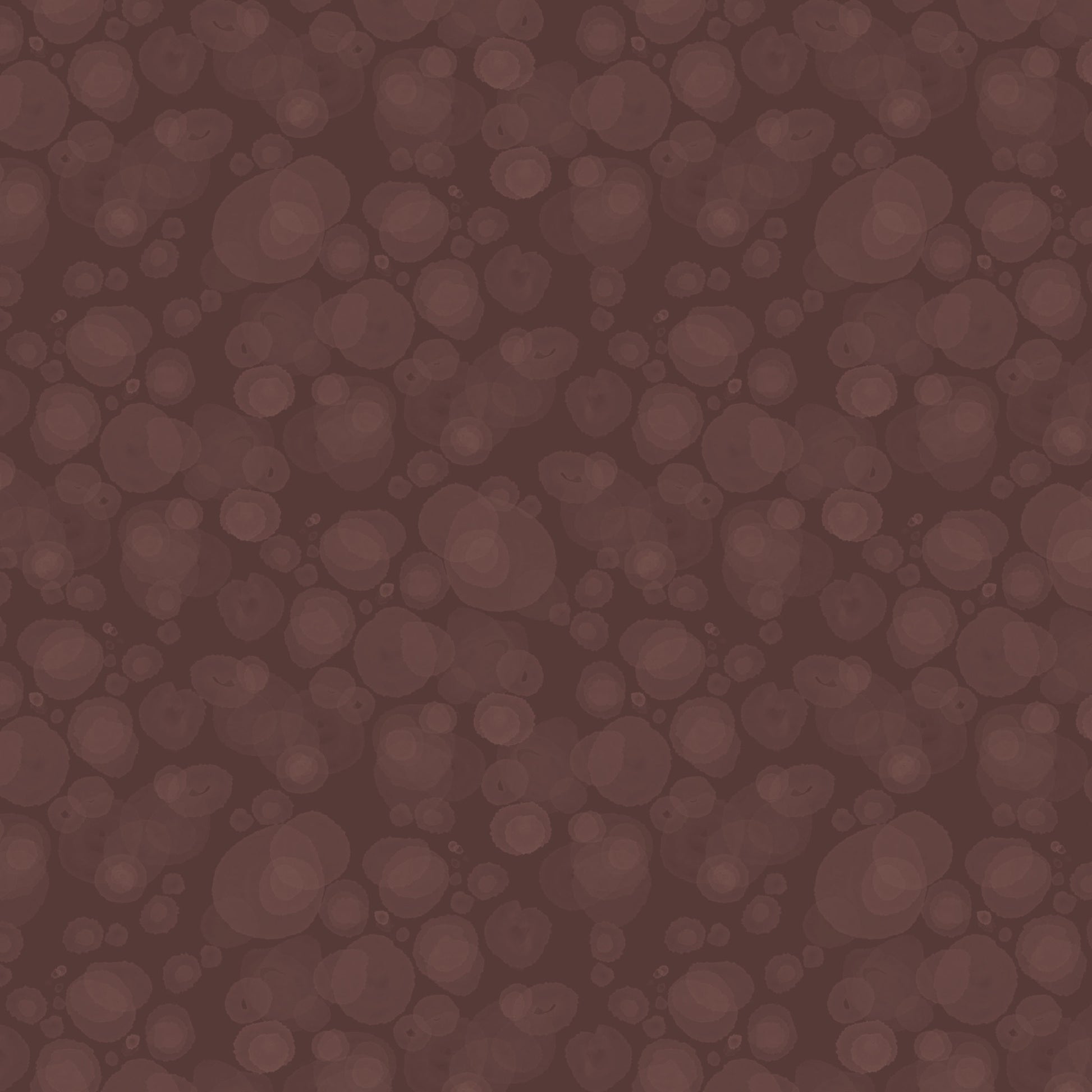 fabric with subtle watercolour spots in dark rich browns