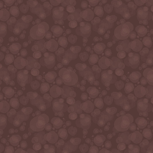 fabric with subtle watercolour spots in dark rich browns