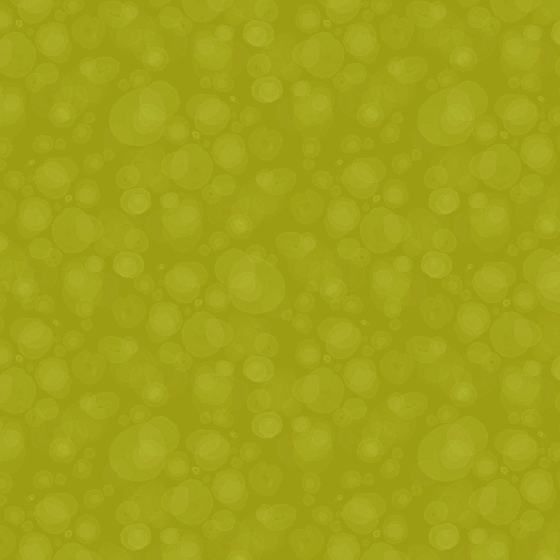fabric with subtle watercolour spots in bright olive green